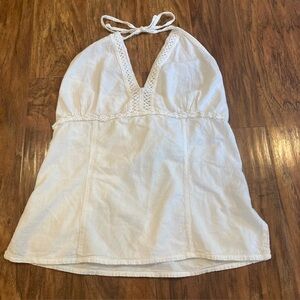 HIG Everyday Wear Y2K Vintage Full Length V-Neck Halter Top Women’s Large